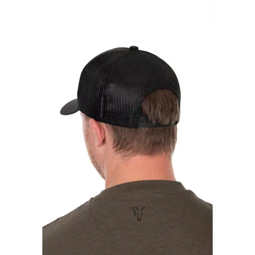 Fox Collection Trucker fekete-narancssárga UNI baseball sapka
