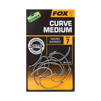 Fox Edges™ Curve közepes 5-ös bojlis szakállas horog