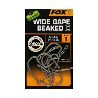   Fox Edges Wide Gape Beaked X 4-es bojlis szakállas horog 10 db/csomag