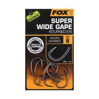   Fox Edges Armapoint Super Wide Gape inturned eye 2-es bojlis szakállas horog