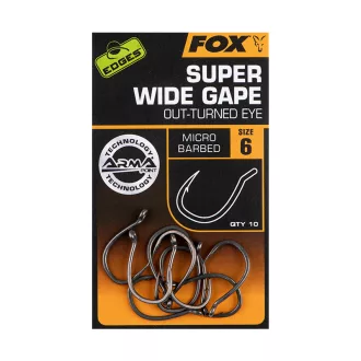   Fox Edges Armapoint Super Wide Gape Outturned eye 5-ös bojlis szakállas horog