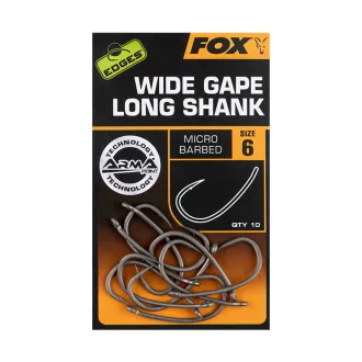   Fox Edges Armapoint Wide Gape Long shank 6-os bojlis szakállas horog
