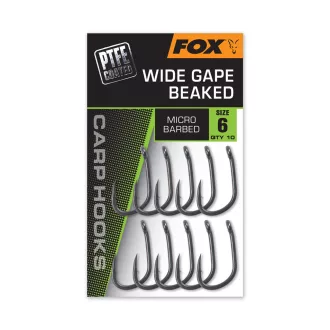   Fox Wide Gape Beaked 4-es bojlis szakállas horog 10 db/csomag