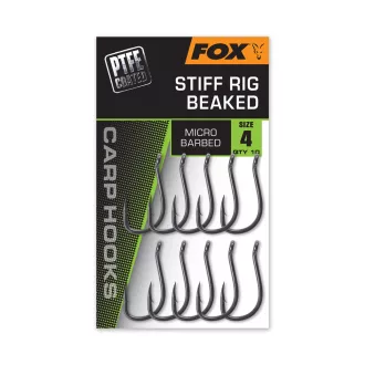 Fox Stiff Beak 4-es bojlis szakállas horog 10 db/csomag