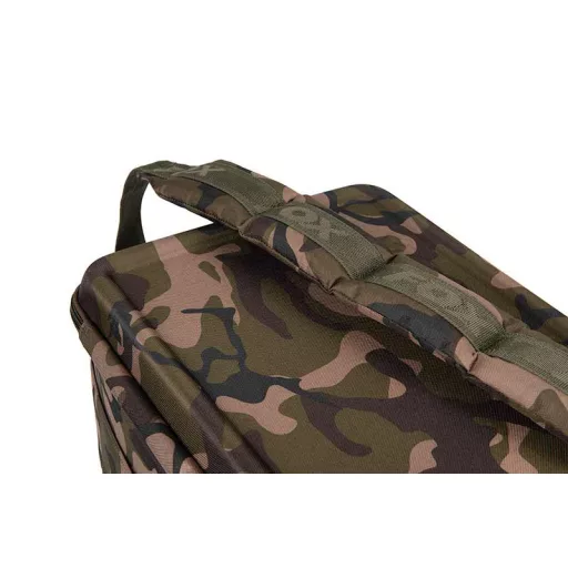 Fox Camolite Barrow Organiser párnázott terepszínű horgásztáska 58 × 36 × 28 cm