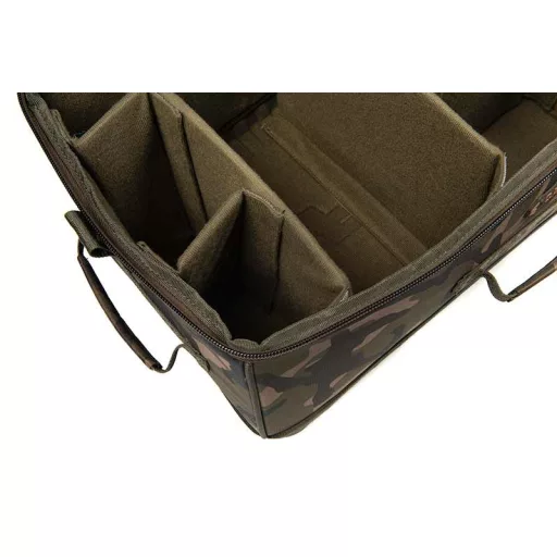 Fox Camolite Barrow Organiser Large párnázott terepszínű horgásztáska 68 × 39 × 29 cm