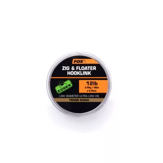   Fox Zig & Floater x 0,30 mm 100 m 15 lb áttetsző khaki monofil előkezsinór