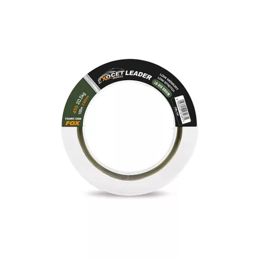Fox Exocet Pro Low vis Leader x 0,70 mm 80 m 60 lb zöld dobóelőke