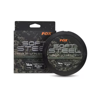   Fox Soft Steel Fleck x 0,30 mm 1000 m 14 lb terepmintás monofil főzsinór