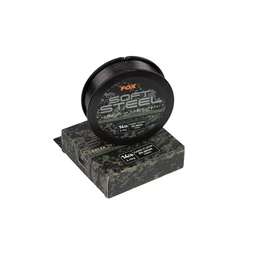 Fox Soft Steel Fleck x 0,37 mm 1000 m 20 lb terepmintás monofil főzsinór