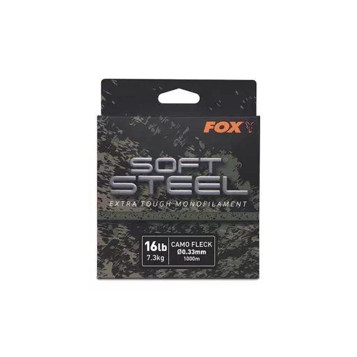 Fox Soft Steel Fleck x 0,37 mm 1000 m 20 lb terepmintás monofil főzsinór