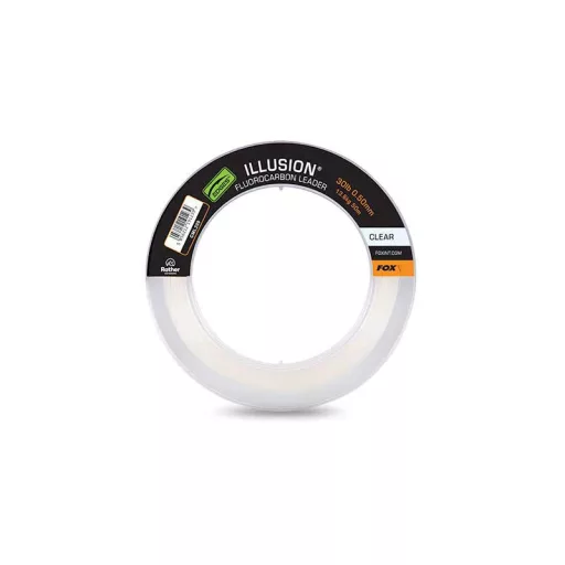 Fox Illusion Fluorocarbon Leader x Naturals 0,50 mm 50 m 30 lb zöld dobóelőke