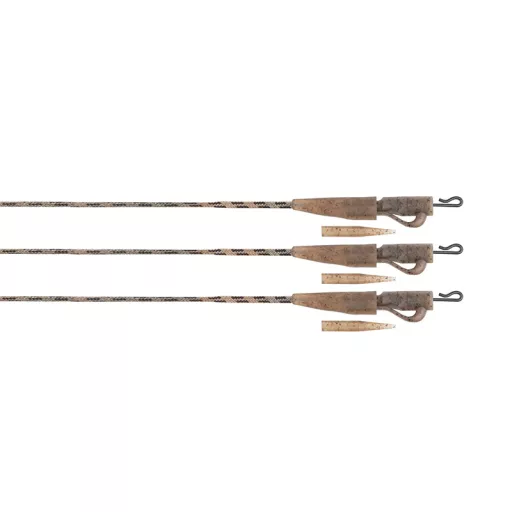 Fox Edges Camo 30 lb Submerge ólomkapocs Leaders terepszínű pontyozó szerelék 10 db/csomag