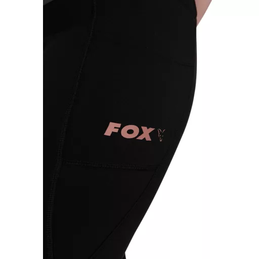 Fox Wc Lined Leggings bélelt fekete leggings S