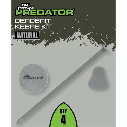 Fox Rage Predator csalihalas Kebab Kit piros csalihal stopper