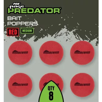   Fox Rage Predator Bait Poppers Natural közepes csalihal stopper