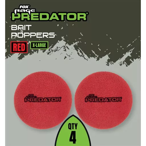 Fox Rage Predator Bait Poppers Natural közepes csalihal stopper