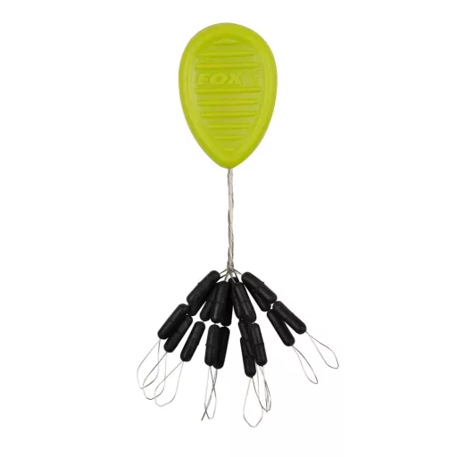 Fox Rage Predator fonott Stops fekete stopper 10 db/csomag