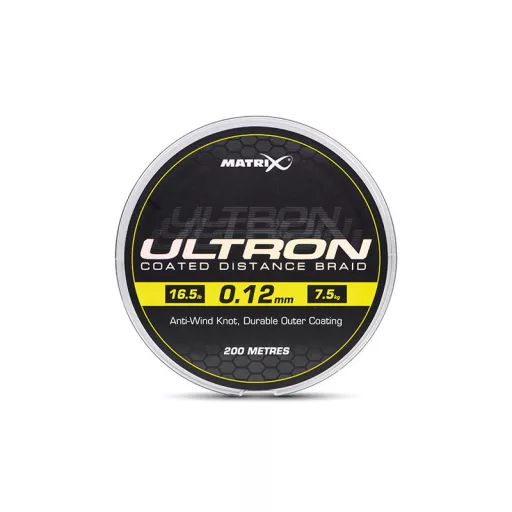 Matrix Ultron Coated Braid 0,10 mm 200 m fonott főzsinór