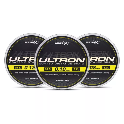 Matrix Ultron Coated Braid 0,10 mm 200 m fonott főzsinór