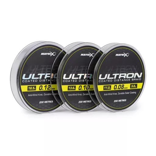 Matrix Ultron Coated Braid 0,10 mm 200 m fonott főzsinór
