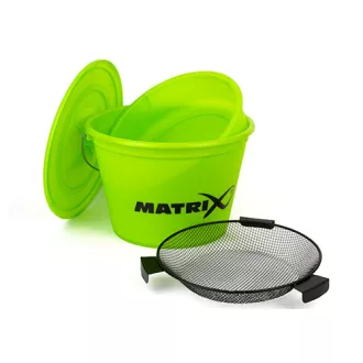 Matrix Lime Bucket Set Inc. Tray and Riddle vödör