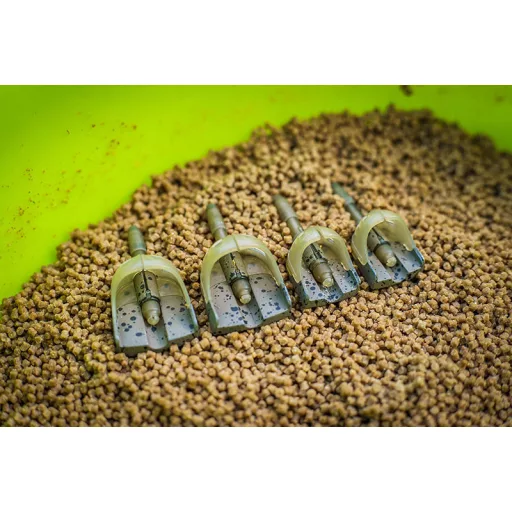 Matrix Interchangeable Pellet Feeder pellet feeder kosár S 28 g áttetsző khaki