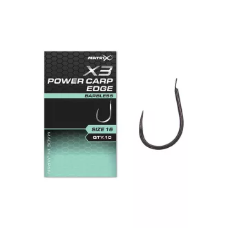   Matrix X3 Power Carp Edge 16-os lapkás szakáll nélküli horog