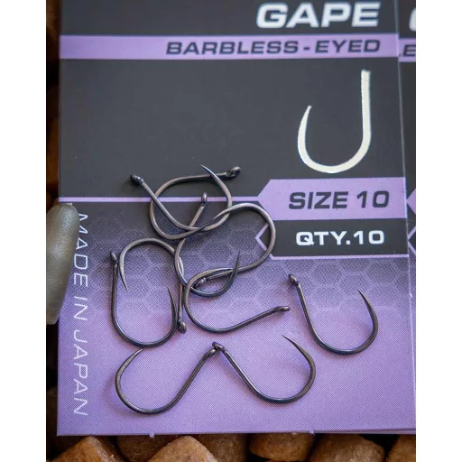 Matrix X9 Carp Wide Gape 10-es füles szakáll nélküli horog