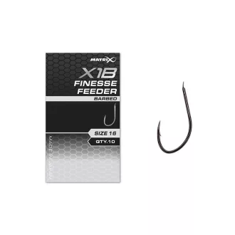 Matrix X1B Finesse feeder 12-es lapkás szakállas horog