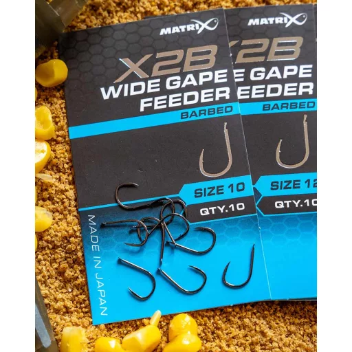 Matrix X2B Wide Gape feeder 14-es lapkás szakállas horog