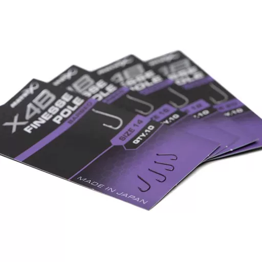 Matrix X4B Finesse Pole 16-os lapkás szakállas horog