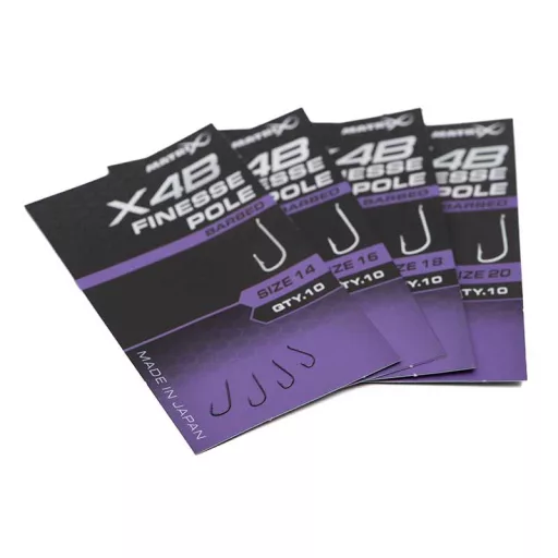Matrix X4B Finesse Pole 16-os lapkás szakállas horog