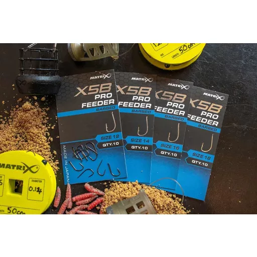 Matrix X5B Pro feeder 16-os lapkás szakállas horog