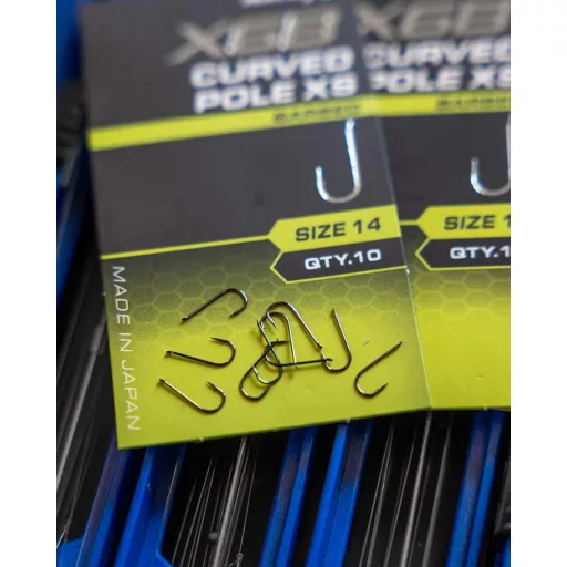 Matrix X6B Curved Pole XS 16-os lapkás szakállas horog