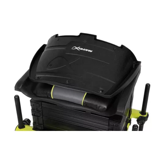 Matrix F25 Pro Swivel Lime Edition forgóüléses versenyláda