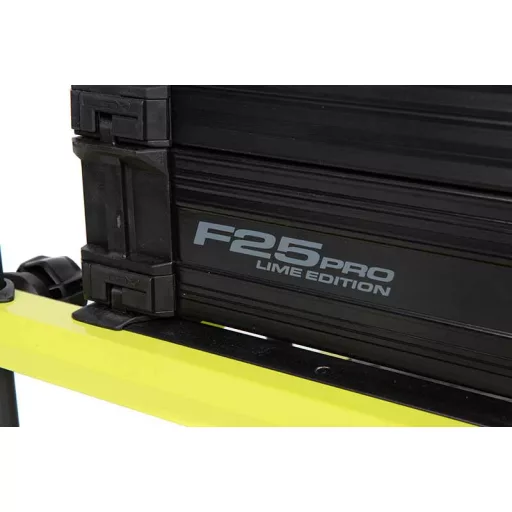 Matrix F25 Pro Swivel Lime Edition forgóüléses versenyláda