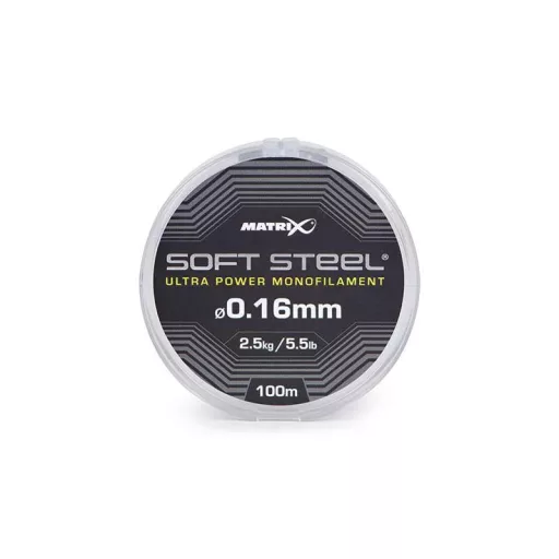 Matrix Soft Steel Ultra Power Monofilament 0,16 mm 100 m monofil előkezsinór