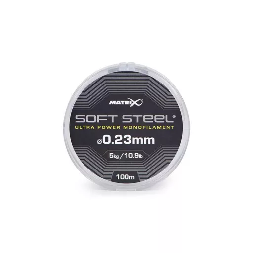 Matrix Soft Steel Ultra Power Monofilament 0,18 mm 100 m monofil előkezsinór