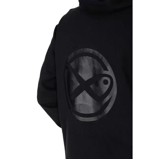 Matrix Stealth Zip kapucnis fekete S pulóver