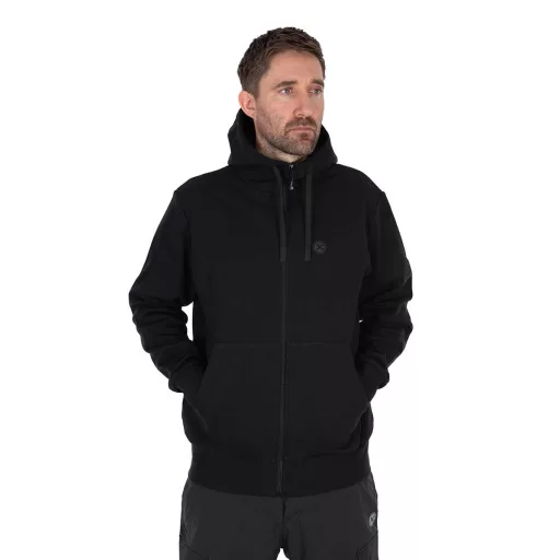 Matrix Stealth Zip kapucnis fekete 2XL pulóver