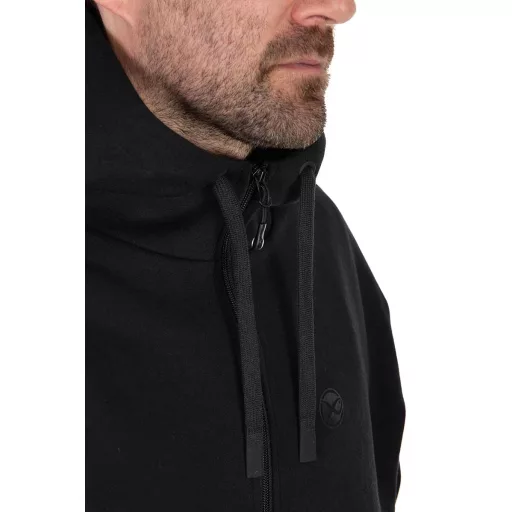 Matrix Stealth Zip kapucnis fekete 2XL pulóver