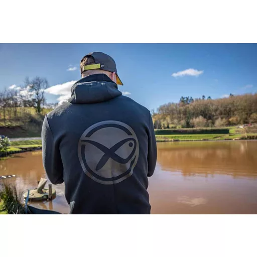 Matrix Stealth Zip kapucnis fekete 2XL pulóver