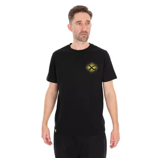 Matrix Large Fade Logo fekete-limezöld S póló