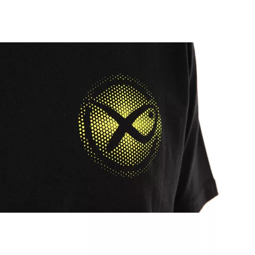 Matrix Large Fade Logo fekete-limezöld L póló