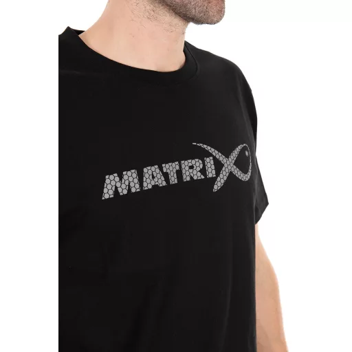 Matrix Large Fade Logo fekete-szürke 2XL póló