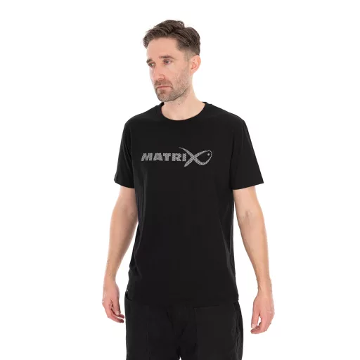 Matrix Large Fade Logo fekete-szürke 3XL póló