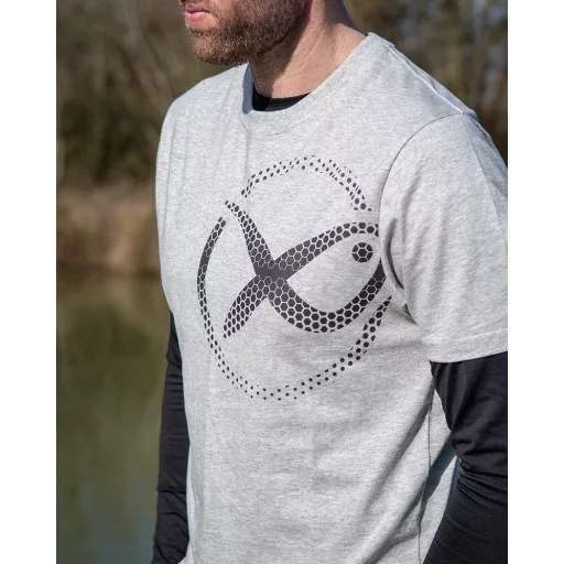 Matrix Large Mesh Logo szürke S póló