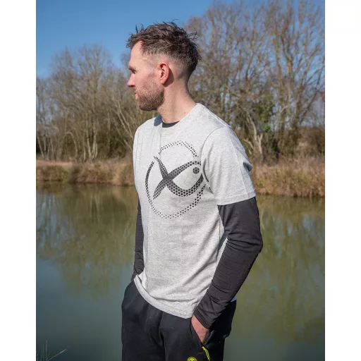 Matrix Large Mesh Logo szürke XL póló