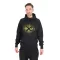 Matrix Large Fade Logo kapucnis fekete-limezöld M pulóver